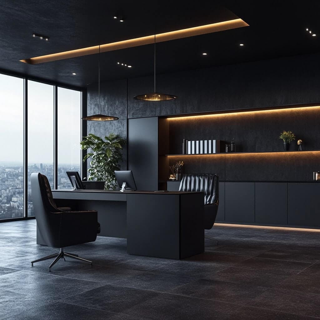 Charcoal Wall Panels for Offices