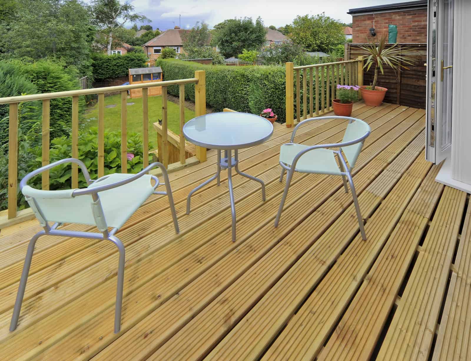 Classic Wooden Balcony Decking