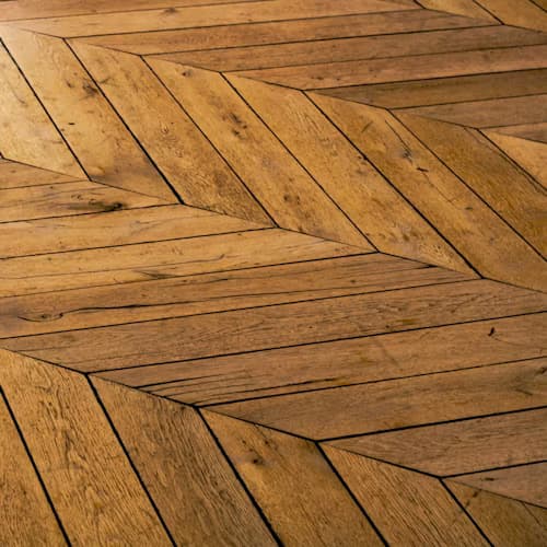 Herringbone Pattern Wood Flooring
